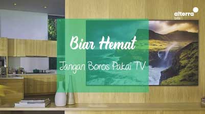 Cara Irit Penggunaan Listrik TV